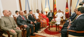 New Envoys present credentials